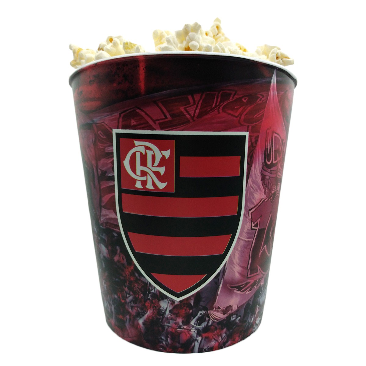Balde de pipoca do Flamengo